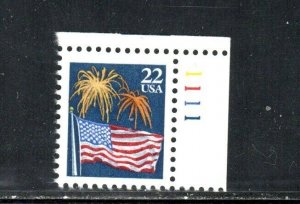 2276 * FLAG AND FIREWORKS *  U.S. Postage Stamp MNH 1111  (105)