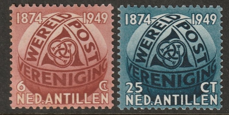 Netherlands Antilles 1949 Sc 206-7 set MNH**