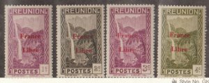 France Reunion Scott #181-184 Stamp - Mint NH Set