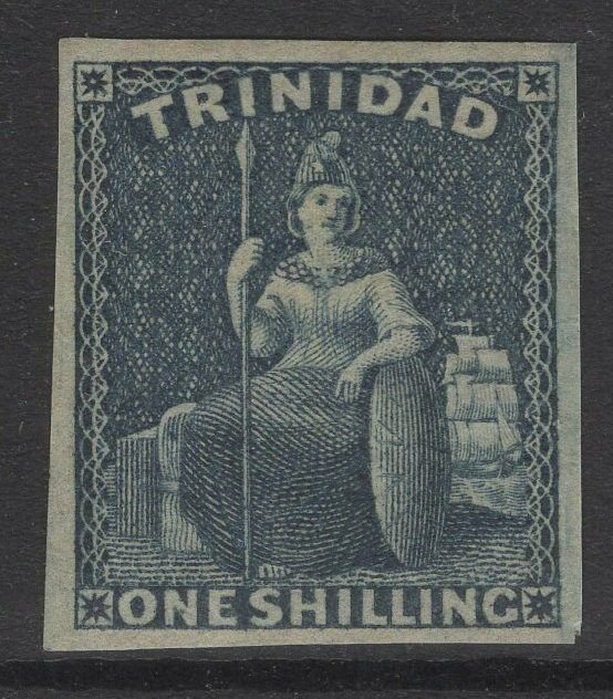 TRINIDAD SG29 1859 1/= INDIGO MTD MINT