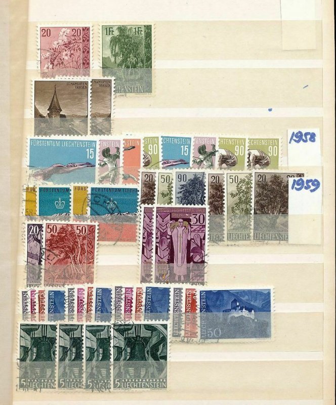 Liechtenstein 1960s/70s Sport Europa Trees M&U(Appx 220 Items) (MT 209