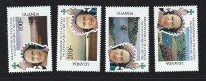 Uganda  mnh  sc 990-993