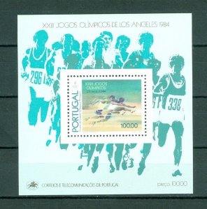 Portugal. 1984 Souvenir Sheet. Summer Olympic Games LA. Mnh. Sc# 1610