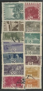 Austria #326-339  Single (Complete Set)