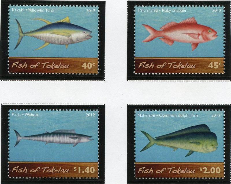 TOKELAU SELECTION OF 2012  ISSUES  MINT NH  AS SHOWN 