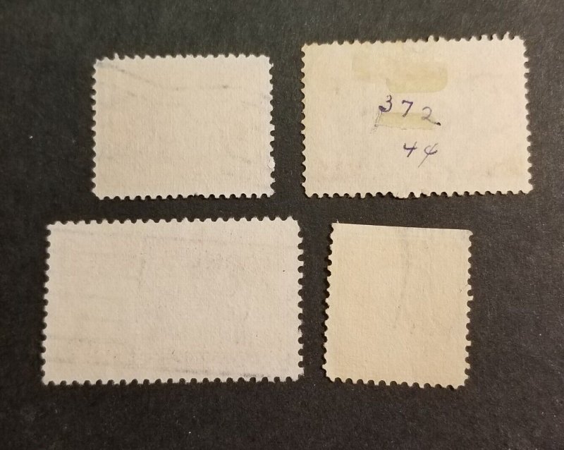 US Scott 367 370 372 627 Used Stamp Lot z4582 