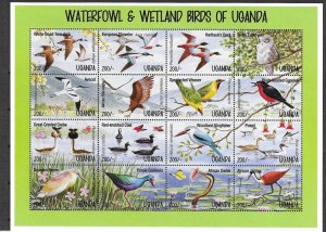 UGANDA 1995 SG 1442a + MS 1458 MNH Cat £22