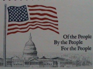 ​UNITED STATES-1985-SC# 2116a FLAG OVER CAPITAL DOME MNH -BOOKLET PANE-5 STAMP