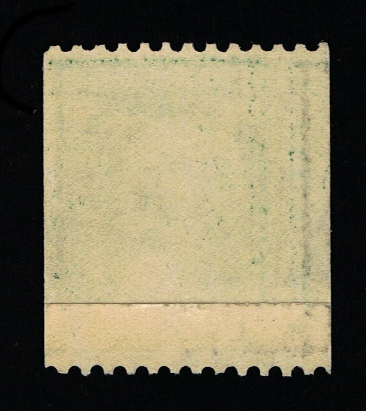 GENUINE SCOTT #385 VF-XF MINT OG NH 1910 GREEN PERF-12 SL-WMK COIL SINGLE #12276