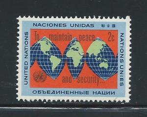 United Nations #125 MNH. No per item S/H fees