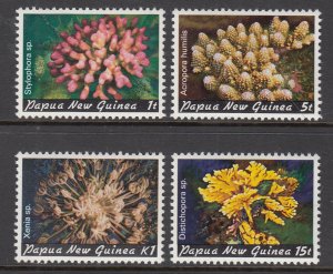 Papua New Guinea 566-569 Coral MNH VF