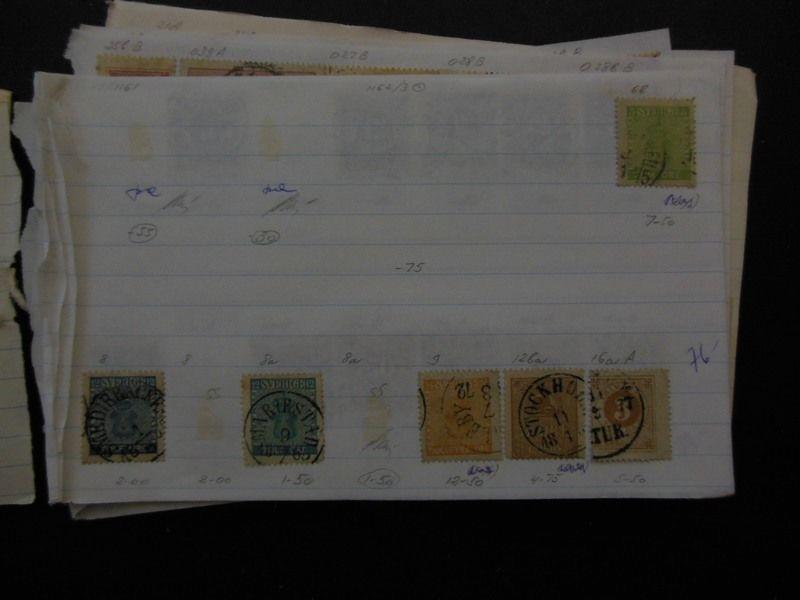 SWEDEN : Very useful Mint & Used group on Old Time approval pgs. Scott Cat