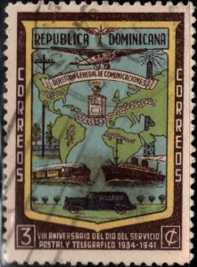 Dominican Republic Scott 381 used  stamp