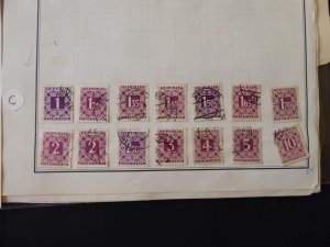 Austria 1850-1959 Stamp Collection on Album Pages