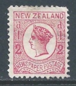 New Zealand #P4 MH Queen Victoria - Wmk. 62