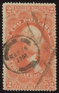 MALACK R83c F/VF, nice hand cancel, creases,  Fresh Stamp n7501