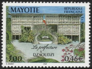 MAYOTTE 1999 Dzaoudzi Prefecture; Scott 128; MNH