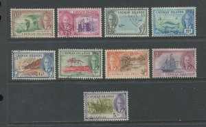 Cayman Islands KGVI 1950 values to 5/ used