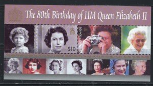 Solomon Is 1043 MNH 2006 QEII 80th Birthday (fe3989)