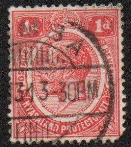 Nyasaland Protectorate Sc #13 Used