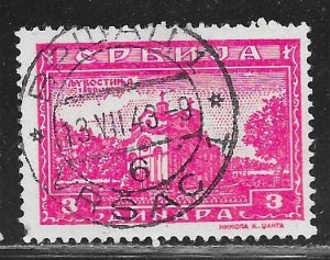 Serbia 2N37: 3d Ljubostinja Monastery, used, F-VF