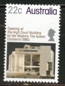 AUSTRALIA Scott 742 MNH** 1980 Canberra court 