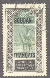 French Sudan, Scott #31, Used