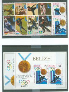 Belize #503-510/511/512  Single (Complete Set) (Olympics)