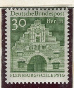 GERMANY; BERLIN 1966-67 Buildings issue MINT MNH Unmounted 30pf. value