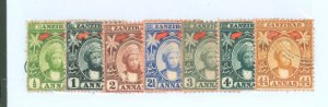 Zanzibar #38-44  Multiple