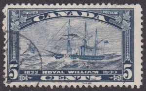 Canada # 204, Steamship, Used, 1/2 Cat.