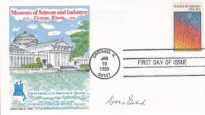 FDC: Science & Industry, Sc #2031, Signed by Doris Gold (S8498)