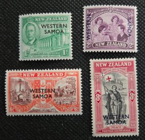 Samoa 1946 #191-194 Peace Issue M SCV $2.05