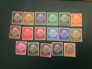 ICOLLECTZONE Germany 415-431  VF  hinged 