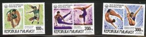 Madagascar Malagasy Scott C153-55 MNH** 1976 Montreal set