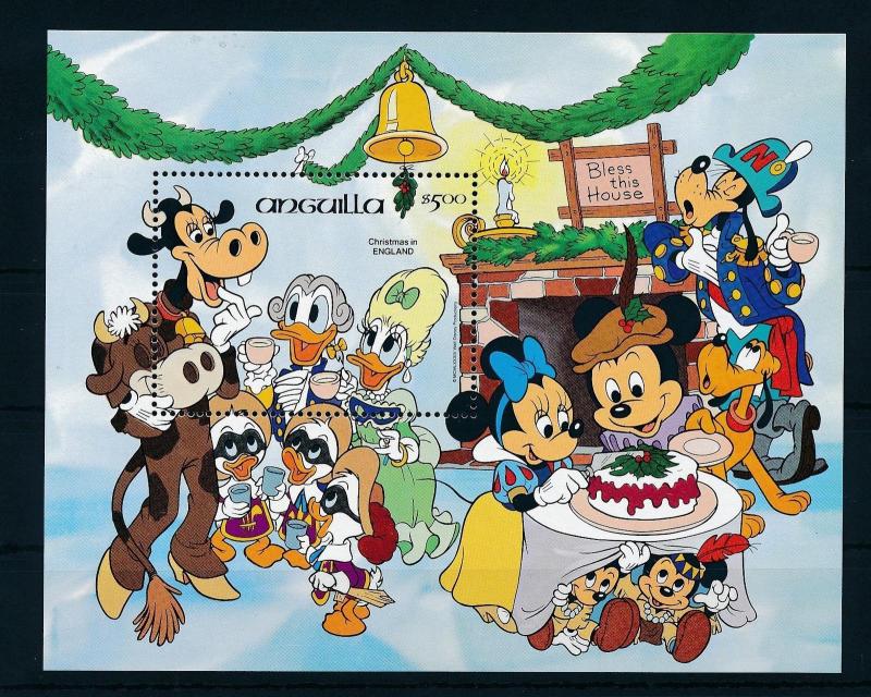 [22107] Anguilla 1984 Disney Christmas in England MNH