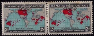 CANADA Sc #86 MNH VERT.PAIR,(SG168) CAT.$400.00