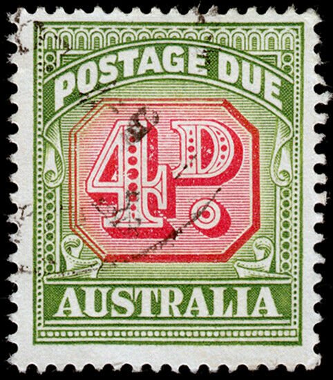 Australia Scott J89, perf. 14.5x14 (1958) Used VF, CV $10.00 M