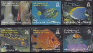 248-53 Various Reef Fish MNH