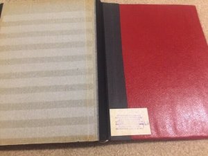 Red Polish Klaser Stock Book 24 (12x2) 9-row Black Pages Used  See description