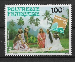 1983 French Polynesia C200 BRASILIANA '83 MNH