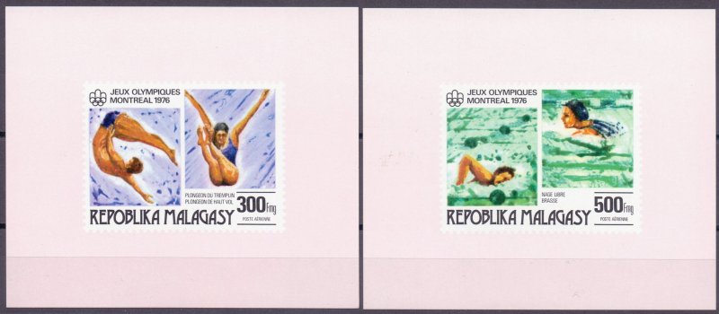 Madagascar. 1976. 775B-779B BL10B 6LB. Sports OI. MNH.