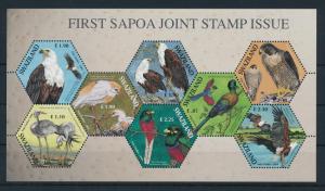 [26339] Swaziland 2004 Birds Vögel Oiseaux Ucelli SAPOA joint issue sheet MNH