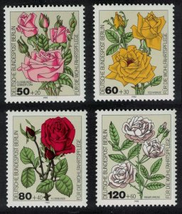 Berlin Roses 4v 1982 MNH SG#B642-B645