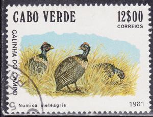 Cape Verde 440 Used 1981 Guinea Fowl