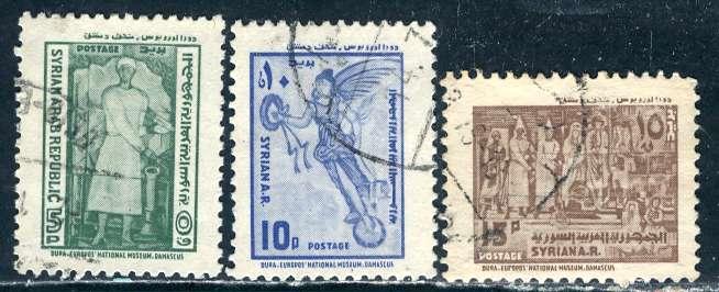 Syria; 1978: Sc. # 795-797; O/Used Cpl Set