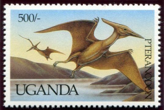 996-1005 Uganda Dinosaurs, MNH set of 10