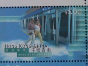 HONG KONG-1998-SC#821b HONG KONG NEW AIRPORT MNH IMPT.PLATE BLOCK -VF LAST ONE