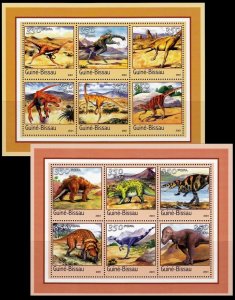 GUINEA BISSAU 2001 DINOSAURS PREHISTORIC ANIMALS ANIMAUX [#0103P]