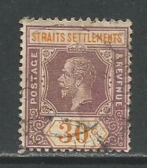 Straits Settlements   #162  Used  (1914)  c.v. $5.25